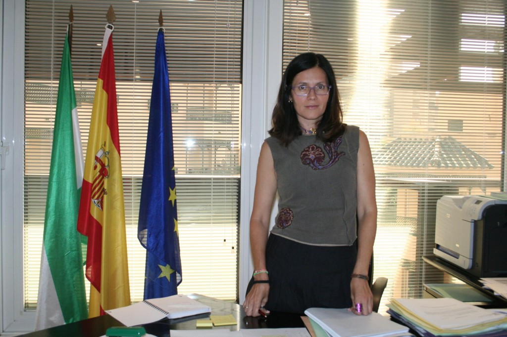 La exconcejal delegada de Urbanismo, Isabel Pérez (PSOE), en imagen de archivo durante una entrevista con Marbella Confidencial en su despacho. FOTO/ CABANILLAS