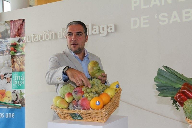 El presidente de la Diputación, Elías Bendodo, este martes durante la rueda de prensa de Sabor a Málaga. Foto/ Europa Press