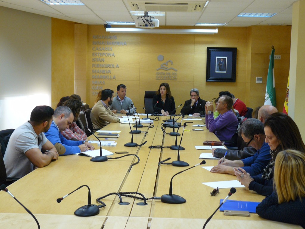 Reunión celebrada este miércoles en la Mancomunidad Occidental, bajo la presidencia de Margarita del Cid