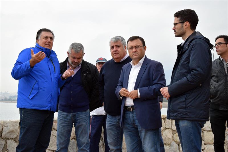 El cabeza de lista del PSOE, Miguel Ángel Heredia, este jueves durante un acto sectorial en la capital. Foto/ Europa Press