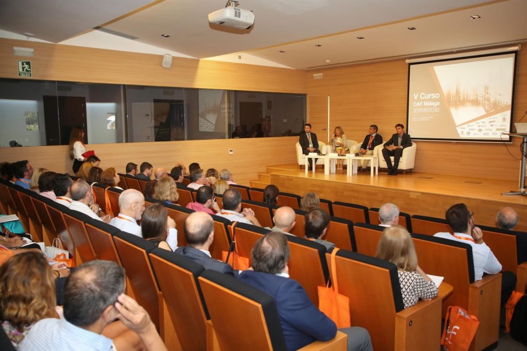 Imagen del acto presidido este viernes por la alcaldesa de Marbella, Ángeles Muñoz, en el Andalucía Lab. FOTO/EP