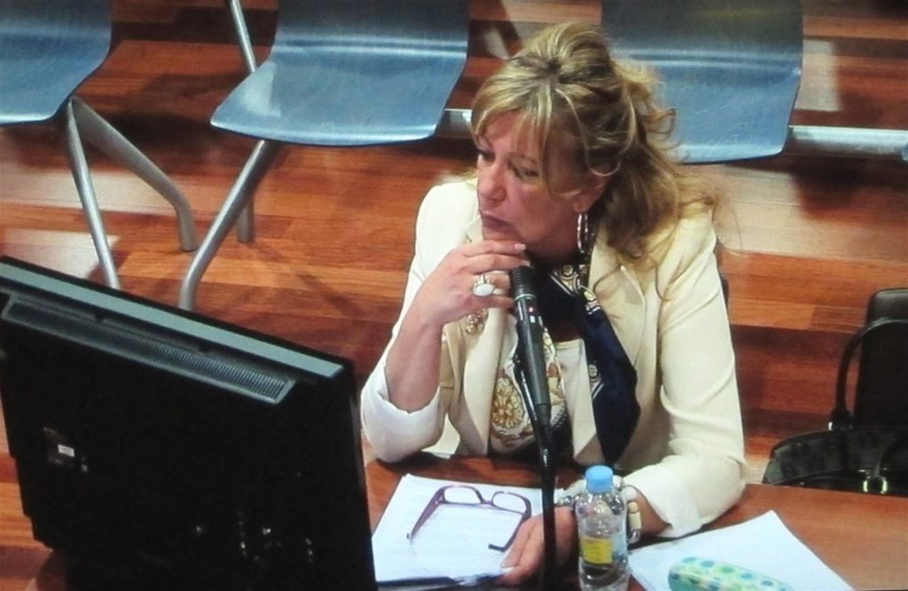 La exalcaldesa de Marbella Marisol Yagüe durante un juicio celebrado en Málaga en imagen de archivo. FOTO/EP