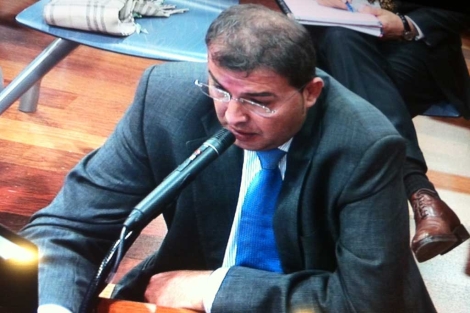 El exedil tránsfuga del PSOE de Marbella, José Jaén, durante en el juicio por el 'caso Malaya' en el que fue condenado. FOTO/ CABANILLAS