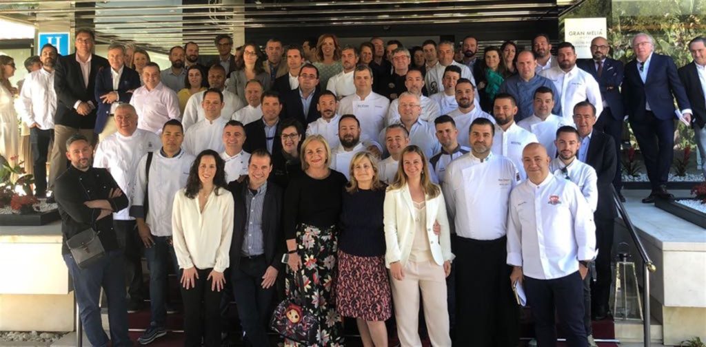 Foto de familia de los participantes en Marbella All Stars este lunes en el Gran Meliá Don Pepe. FOTO/ EP