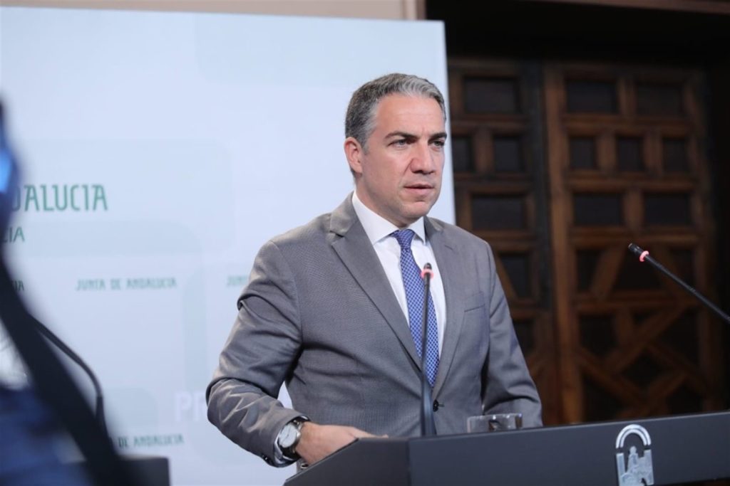 El consejero de Presidencia y portavoz de la Junta, Elías Bendodo, en una imagen reciente. FOTO/ Junta
