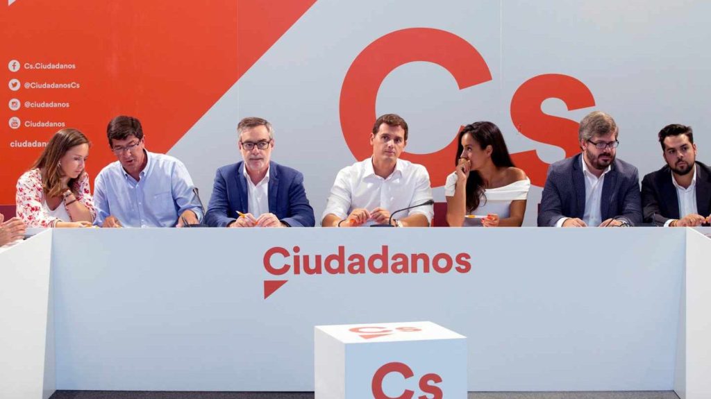 Imagen archivo del Comité Ejecutivo Nacional de Ciudadanos, órgano que decidirá en breve las listas para las municipales. FOTO/ Cs