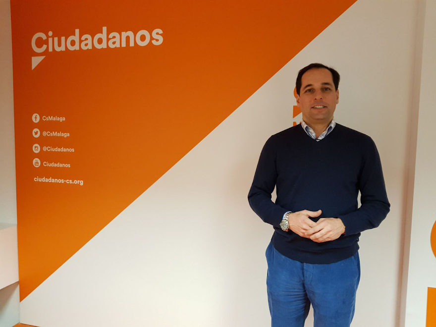 El coordinador local de Ciudadanos en Marbella, Francisco Gómez Palma, en una imagen de archivo. FOTO/ Cs Málaga