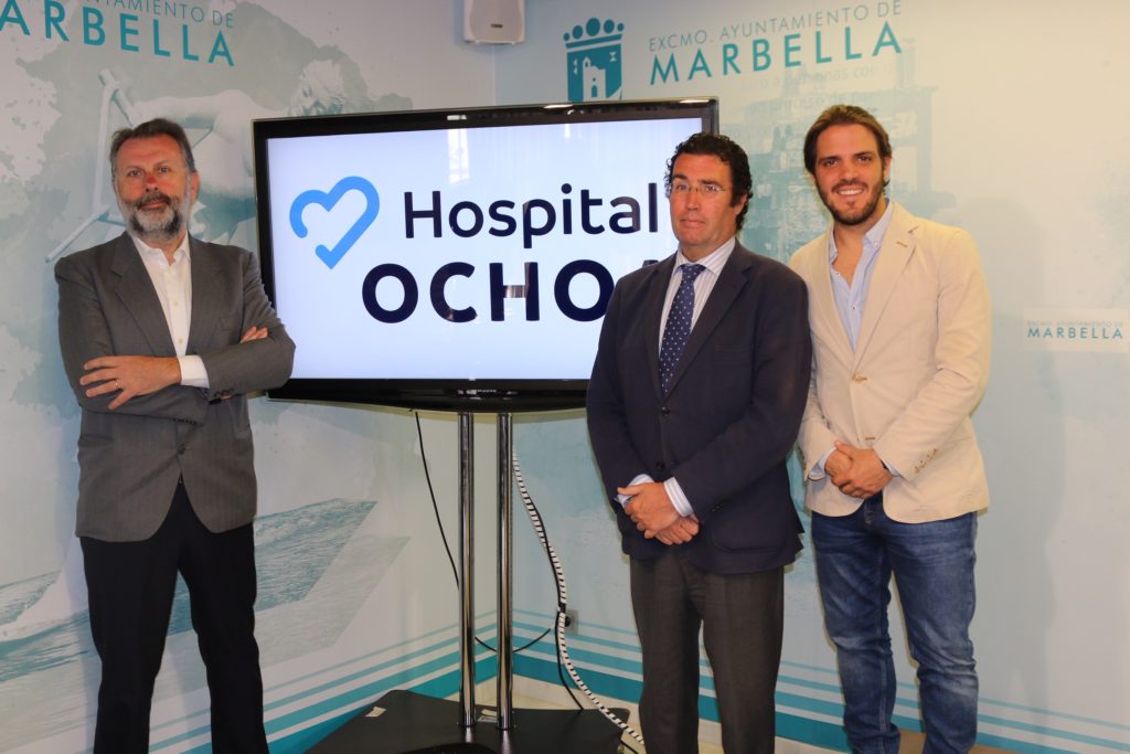 Imagen de la rueda de prensa para presentar la campaña, que ha tenido lugar este lunes en el Ayto de Marbella. FOTO/ OCHOA