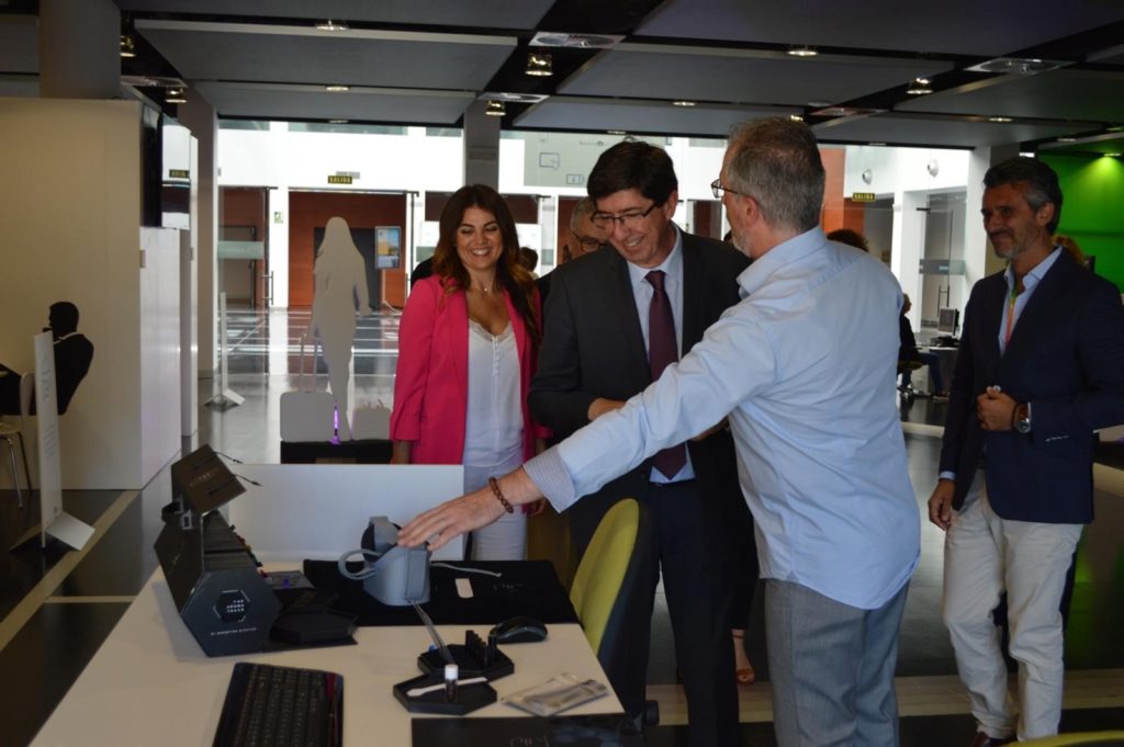 El vicepresidente y consejero de Turismo de la Junta, Juan Marín, este jueves en el Andalucía Lab. FOTO/ Junta de Andalucía
