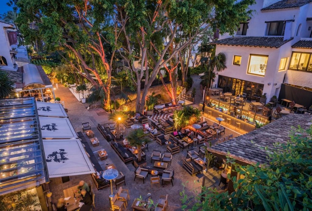 Imagen del Hotel Puente Romano y espacio gastronómico facilitada por el propio establecimiento de Marbella