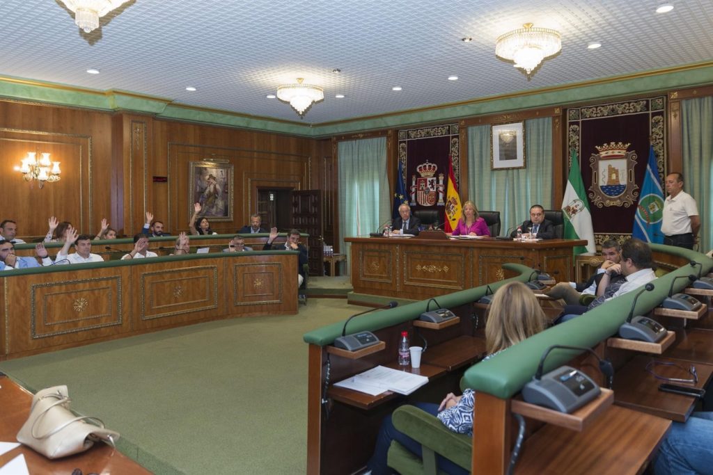 Imagen de la sesión plenaria celebrada este lunes en el Ayuntamiento de Marbella. FOTO/ Ayto de Marbella