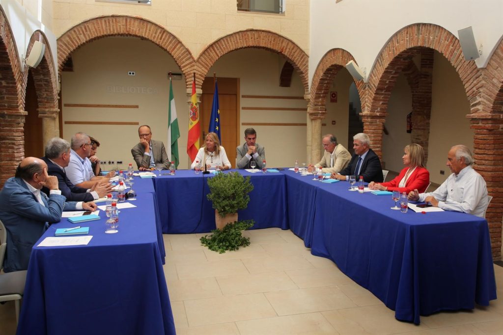 La alcaldesa de Marbella, Ángeles Muñoz, presidiendo este miércoles el Foro del Turismo. FOTO/ Ayto de Marbella
