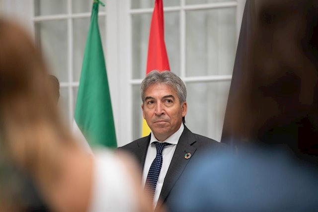El delegado del Gobierno en Andalucía, Lucrecio Fernández, este miércoles en Sevilla. FOTO/ Jesús Prieto -Europa Press