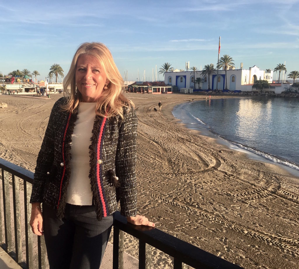 La alcaldesa de Marbella, Ángeles Muñoz, este jueves 28 de noviembre tras la entrevista concedida a Marbella Confidencial. FOTO/ CABANILLAS