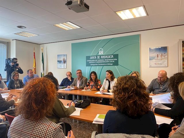 Imagen del acto que ha celebrado la Junta en Málaga para dar a conocer esta inversión en la provincia. FOTO/ JUNTA