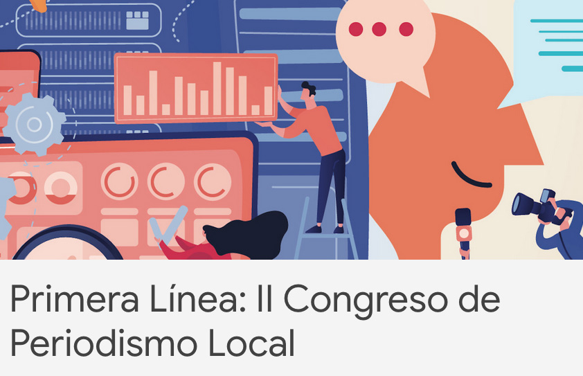 Imagen promocional del II Congreso de Periodismo Local, a celebrar en La Coruña entre los días 26 y 27 de marzo